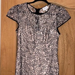 Milly, size 8 asymmetric cocktail dress dress